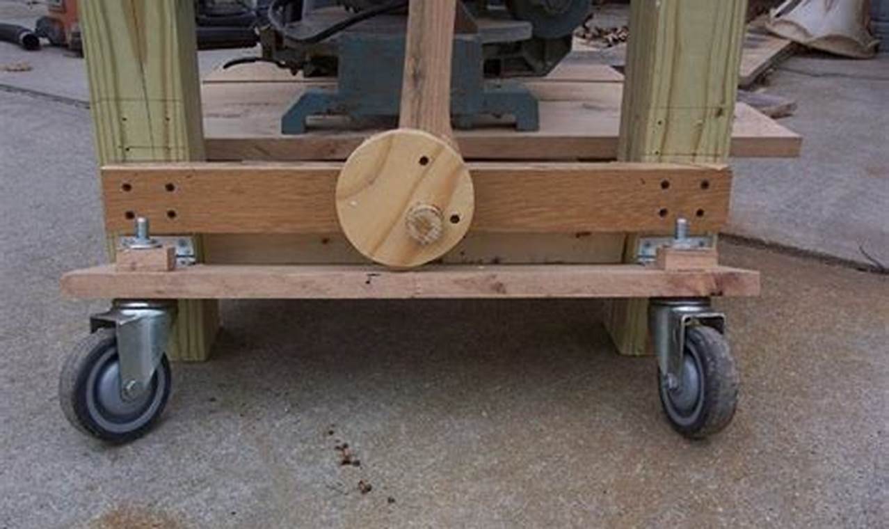 Best Woodworking Bench Casters Move Your Bench Now