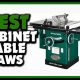 Best Cabinet Table Saw Reviews: Fine Woodworking Guide | Step-by-Step Guides, Tools & Inspiration to Build Beautiful Wooden Decor on a Budget