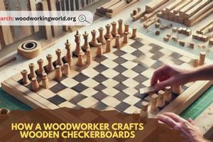 Crafted: Wooden Checkerboards by Skilled Woodworker Step-by-Step Guides, Tools & Inspiration to Build Beautiful Wooden Decor on a Budget Crafted: Wooden Checkerboards by Skilled Woodworker | Step-by-Step Guides, Tools & Inspiration to Build Beautiful Wooden Decor on a Budget