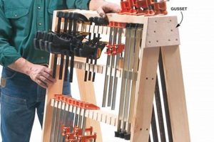 Shop's Best: Mobile Woodworking Clamp Rack [Organize!] | Step-by-Step Guides, Tools & Inspiration to Build Beautiful Wooden Decor on a Budget