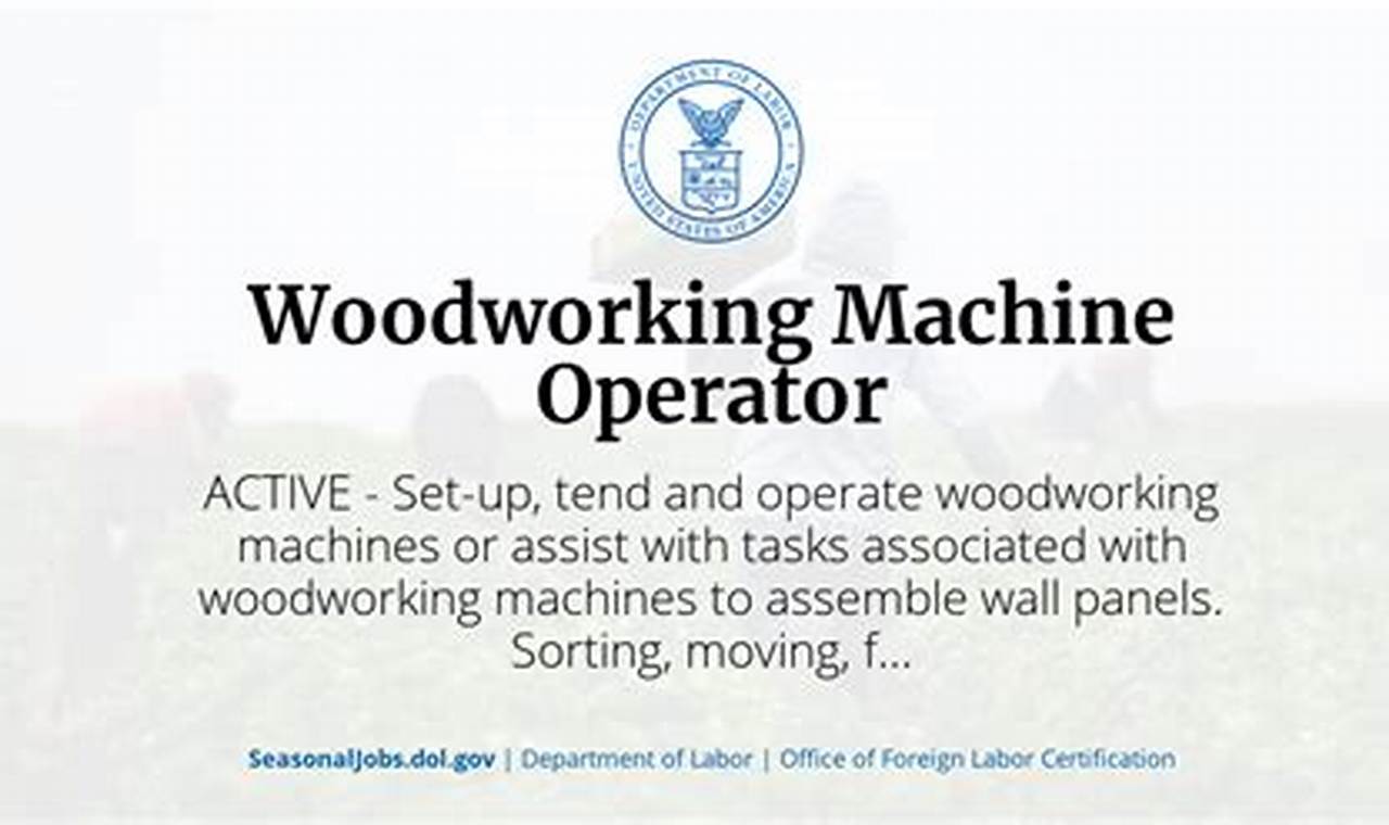 Essential Woodworking Machine Operator Job Description + Tips Step-by-Step Guides, Tools & Inspiration to Build Beautiful Wooden Decor on a Budget Essential Woodworking Machine Operator Job Description + Tips | Step-by-Step Guides, Tools & Inspiration to Build Beautiful Wooden Decor on a Budget