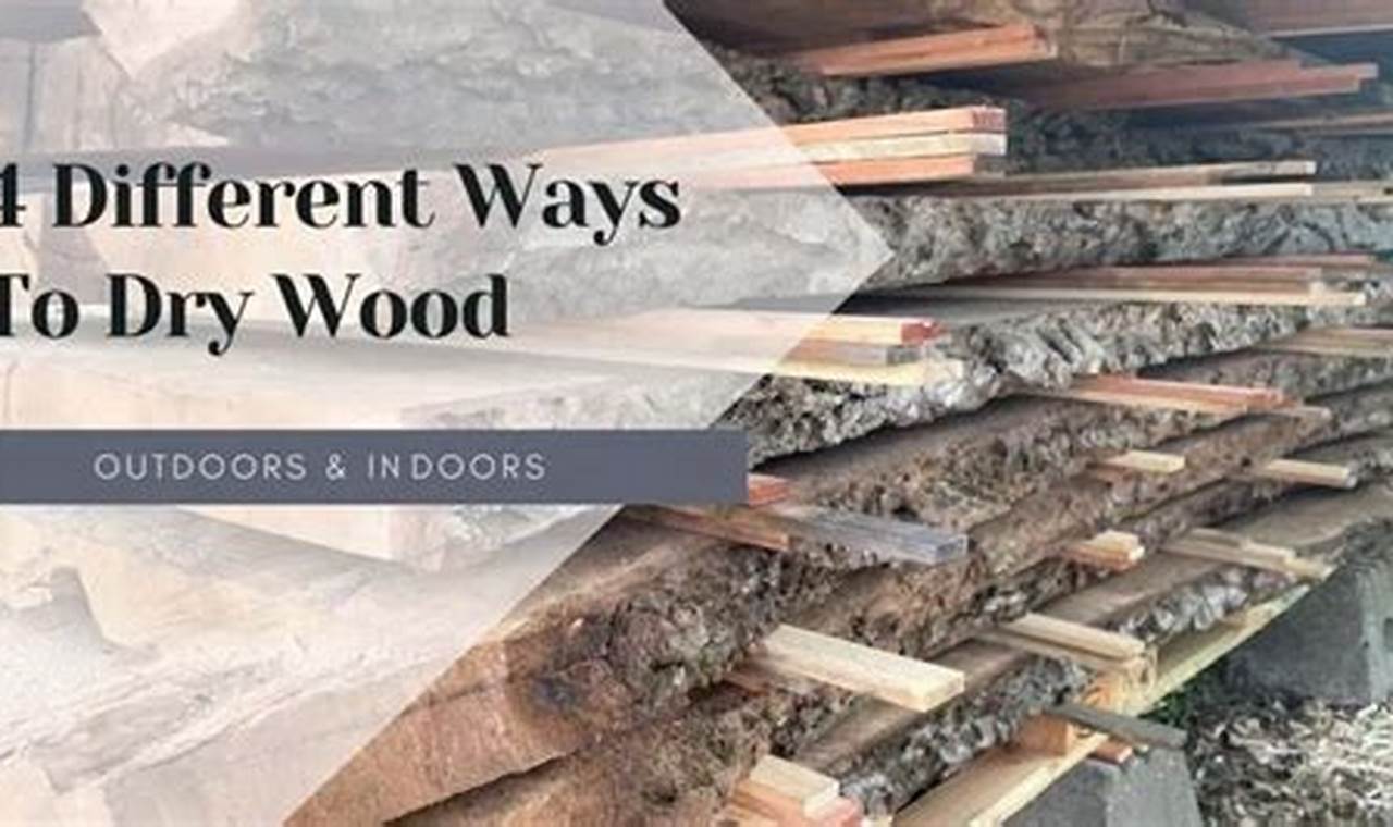 DIY: How to Dry Wood for Woodworking Projects, Fast! | Step-by-Step Guides, Tools & Inspiration to Build Beautiful Wooden Decor on a Budget