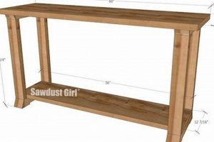 Free Woodworking Plans: Build Your Dream Console Table Today! | Step-by-Step Guides, Tools & Inspiration to Build Beautiful Wooden Decor on a Budget