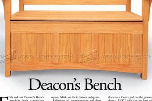 DIY Deacon Bench Woodworking Plans: Build Your Own! | Step-by-Step Guides, Tools & Inspiration to Build Beautiful Wooden Decor on a Budget
