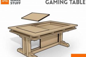 DIY Gaming Table Woodworking Plans: Build Your Dream Table | Step-by-Step Guides, Tools & Inspiration to Build Beautiful Wooden Decor on a Budget