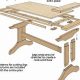 Easy Trestle Table Woodworking Plans: Build Your Dream Table! | Step-by-Step Guides, Tools & Inspiration to Build Beautiful Wooden Decor on a Budget